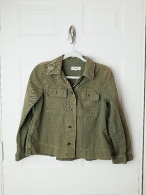 Army Green Madewell Jacket Womens Small - 100% Cotton